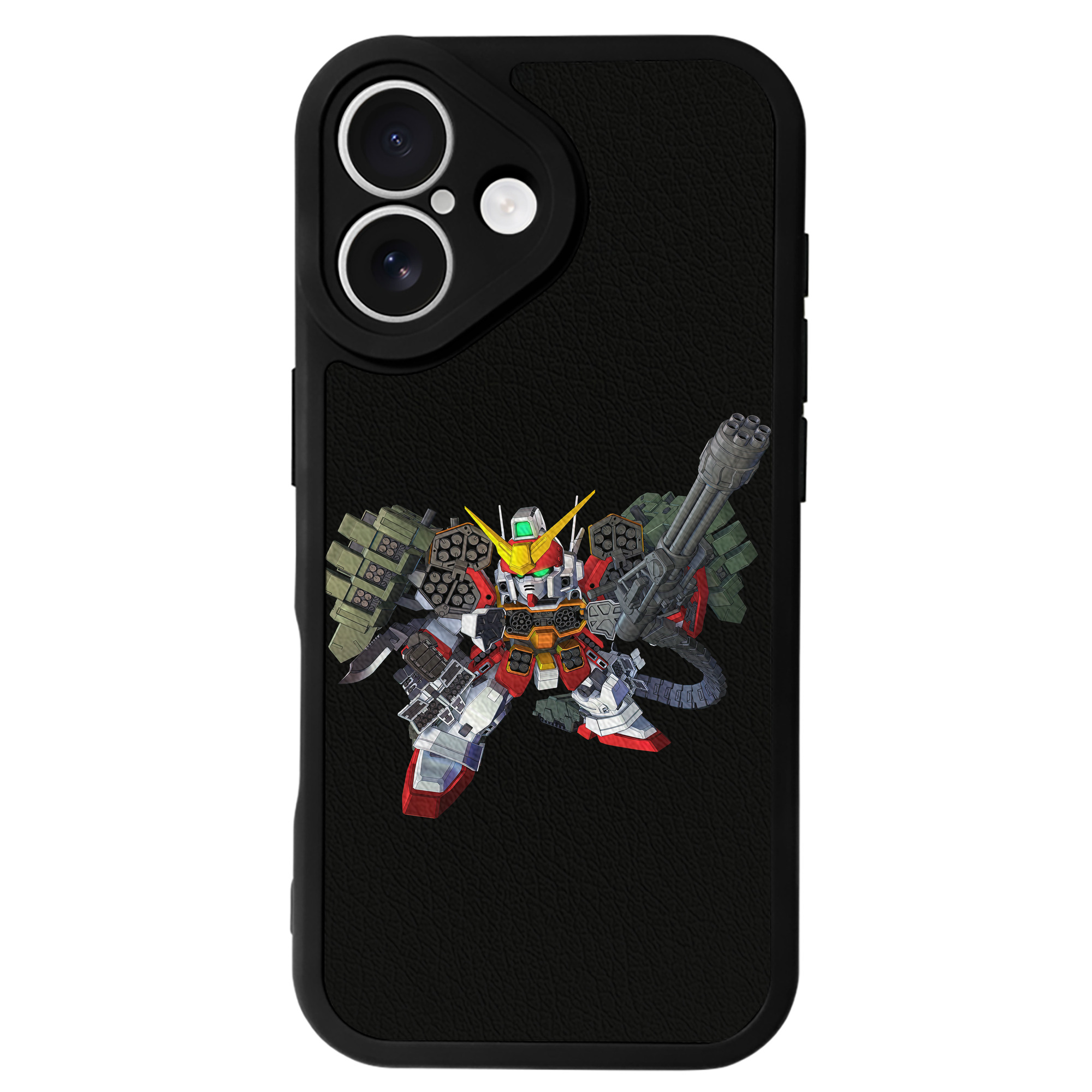 （画像用） 機動戦士ガンダム Mobile Suit Gundam 【iPhone 16シリーズ対応】シリコンスマホケース（レザー調） 材質：シリコン